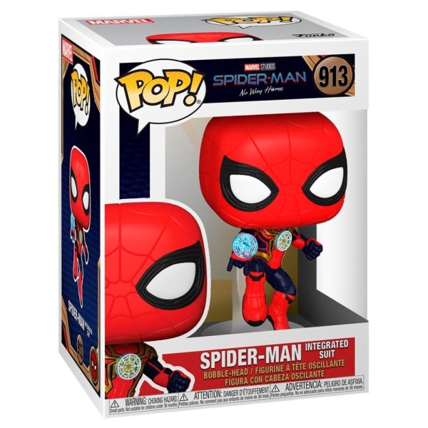 Funko Pop! 913 Marvel Hombre Araña: Sin Camino a Casa – Traje Integrado de Hombre Araña