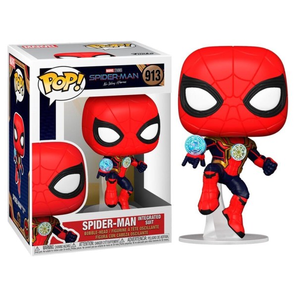 Funko Pop! 913 Marvel Hombre Araña: Sin Camino a Casa – Traje Integrado de Hombre Araña