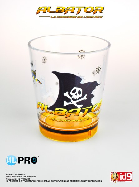 Copa de plástico Bandera - Capitán Harlock