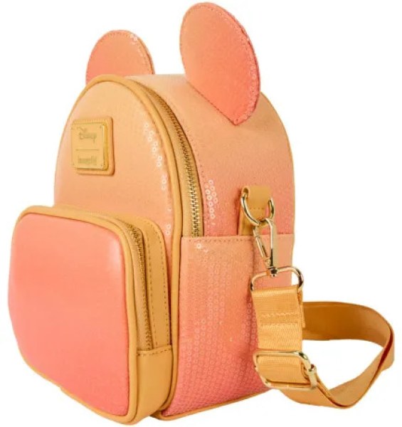Mini Mochila convertible y Bolso Bandolera con lentejuelas Mickey Mouse - DISNEY LOUNGEFLY