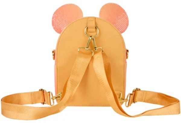 Mini Mochila convertible y Bolso Bandolera con lentejuelas Mickey Mouse - DISNEY LOUNGEFLY