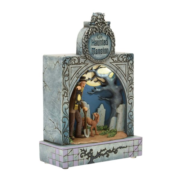 DIORAMA LED DE LA MANSIÓN ENCANTADA - DISNEY TRADITIONS
