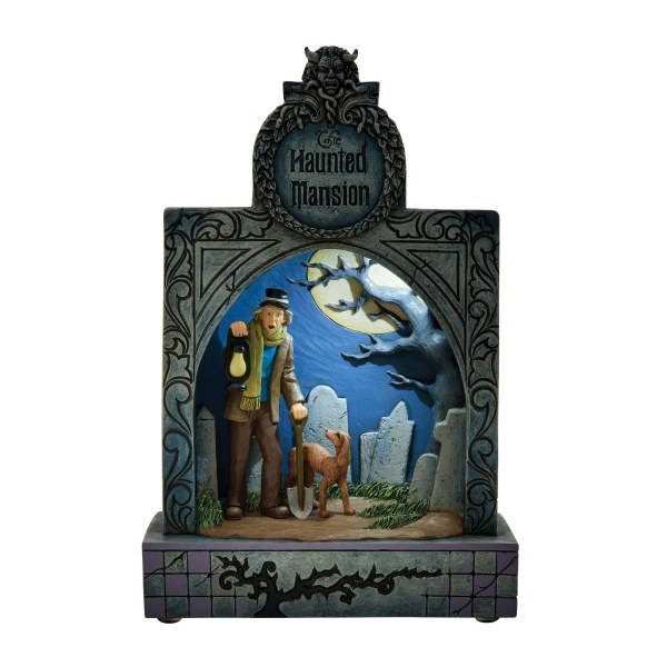 DIORAMA LED DE LA MANSIÓN ENCANTADA - DISNEY TRADITIONS