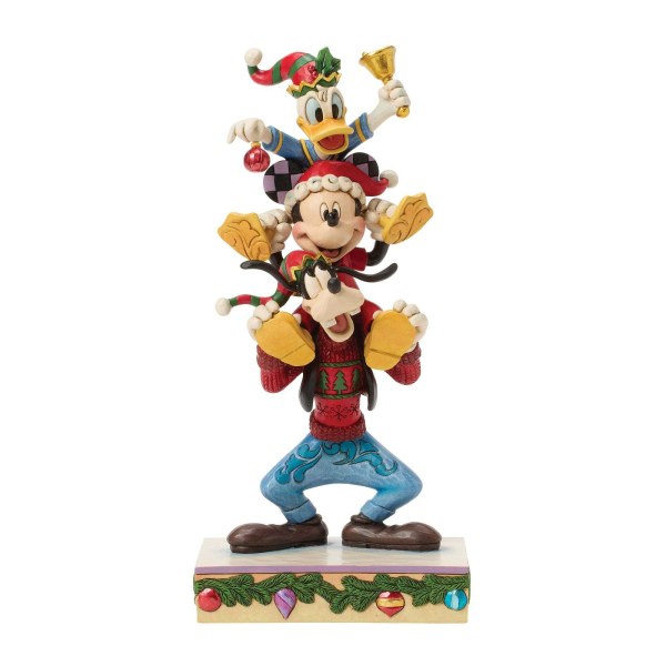 MICKEY, DONALD Y GOOFIE APILADOS - DISNEY TRADITIONS
