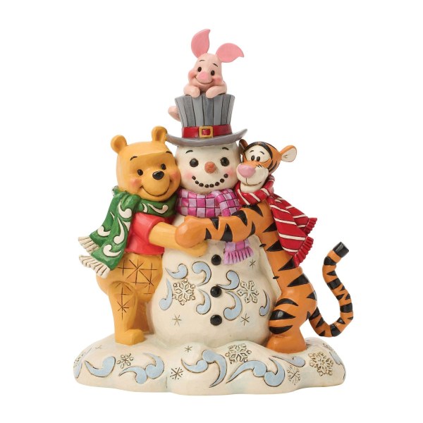 POOH Y AMIGOS MUÑECO DE NIEVE - DISNEY TRADITIONS
