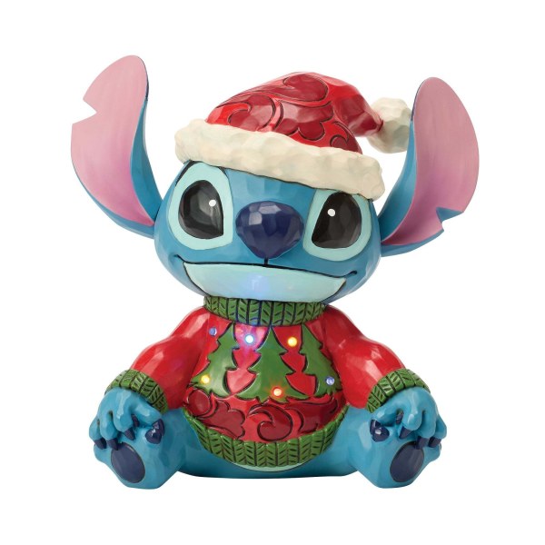 STITCH CON SUÉTER NAVIDAD (LED) - DISNEY TRADITIONS