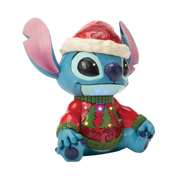 STITCH CON SUÉTER NAVIDAD (LED) - DISNEY TRADITIONS