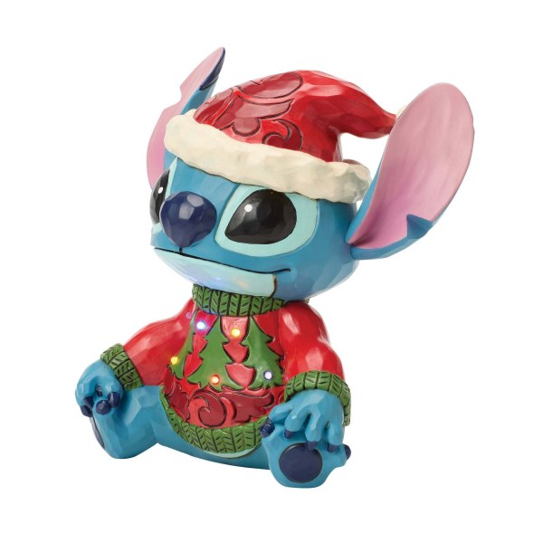 STITCH CON SUÉTER NAVIDAD (LED) - DISNEY TRADITIONS