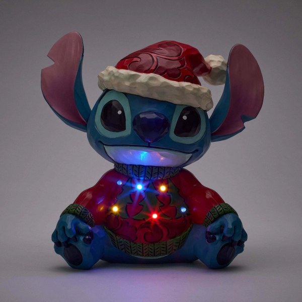 STITCH CON SUÉTER NAVIDAD (LED) - DISNEY TRADITIONS
