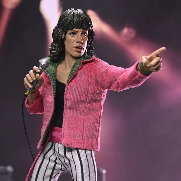 THE ROLLING STONES - FIGURA DE ACCIÓN DE 8” VESTIDA – FIGURA DE MICK JAGGER (1975)