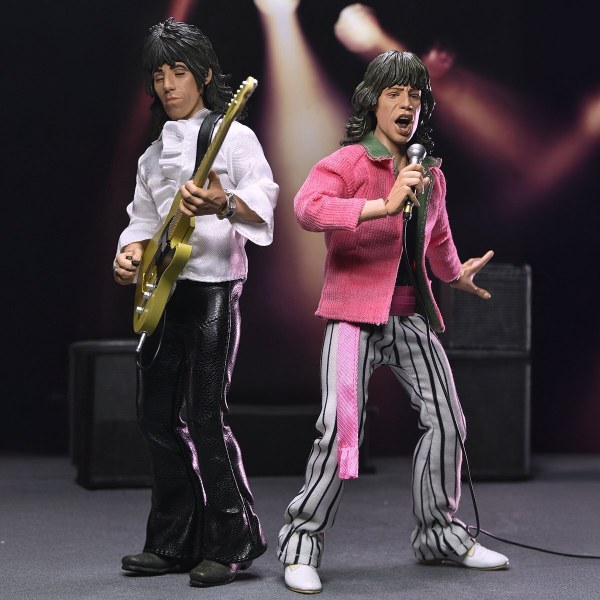 THE ROLLING STONES - FIGURA DE ACCIÓN DE 8” VESTIDA – FIGURA DE MICK JAGGER (1975)