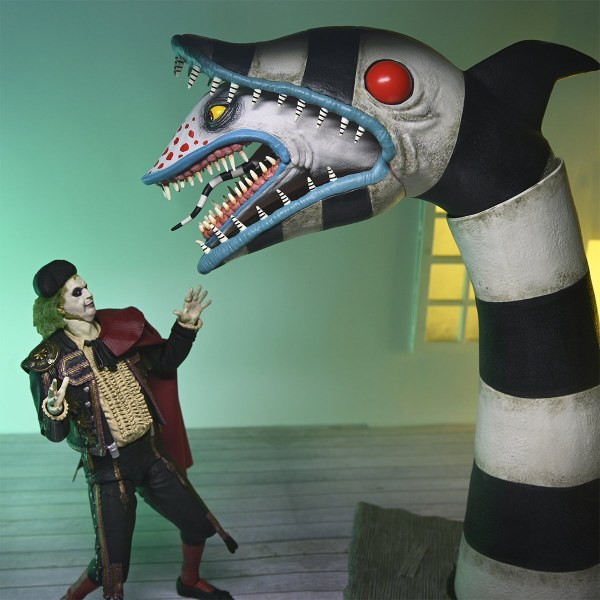 BEETLEJUICE BEETLEJUICE - FIGURA DE ACCIÓN A ESCALA DE 7" - ULTIMATE "MATADOR" BEETLEJUICE Y SANDWORM 2 PK