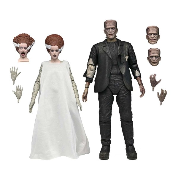 FIGURA DE ACCIÓN A ESCALA DE 7” - LA NOVIA DE FRANKENSTEIN (PAQUETE DE 2 )