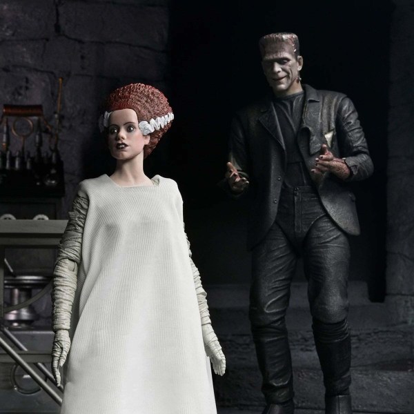 FIGURA DE ACCIÓN A ESCALA DE 7” - LA NOVIA DE FRANKENSTEIN (PAQUETE DE 2 )