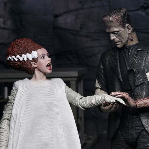 FIGURA DE ACCIÓN A ESCALA DE 7” - LA NOVIA DE FRANKENSTEIN (PAQUETE DE 2 )