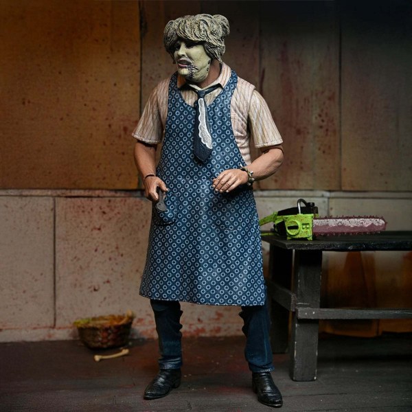 LA MATANZA DE TEXAS - FIGURA DE ACCIÓN A ESCALA DE 7" - 50 ANIVERSARIO ULTIMATE LEATHERFACE