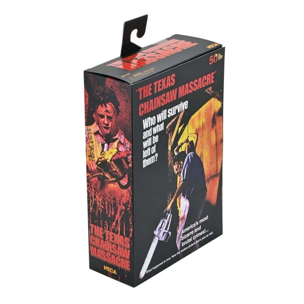 LA MATANZA DE TEXAS - FIGURA DE ACCIÓN A ESCALA DE 7" - 50 ANIVERSARIO ULTIMATE LEATHERFACE