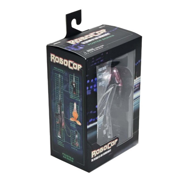 ROBOCOP - FIGURA DE ACCIÓN A ESCALA DE 7" - PÓSTER HOMENAJE A ROBOCOP DEFINITIVO