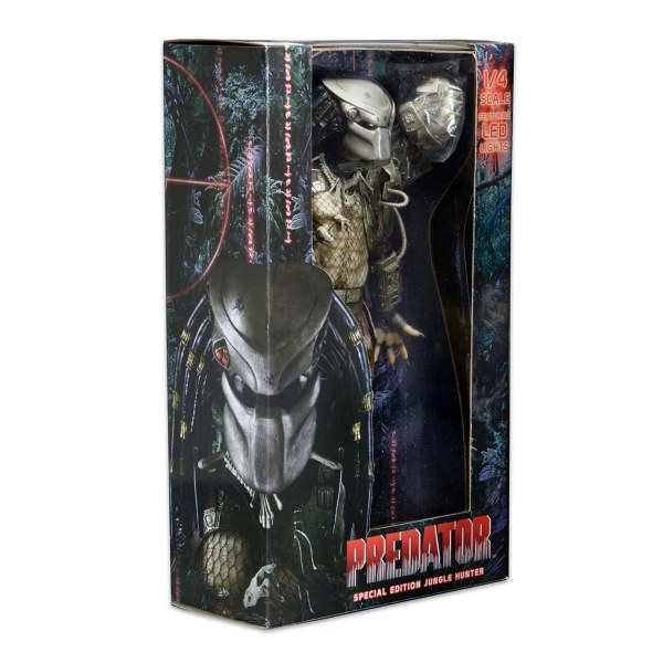 DEPREDADOR - FIGURA ESCALA ¼ - DEPREDADOR CAZADOR DE LA JUNGLA CON LUCES LED