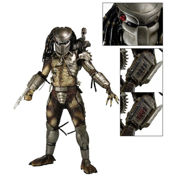 DEPREDADOR - FIGURA ESCALA ¼ - DEPREDADOR CAZADOR DE LA JUNGLA CON LUCES LED