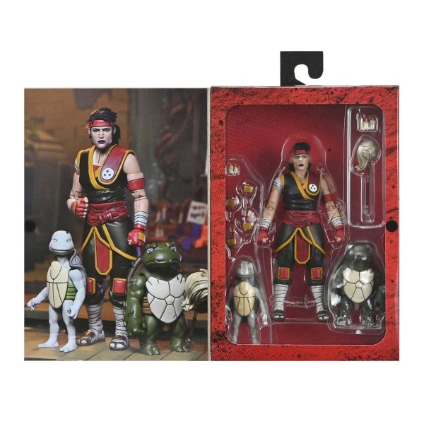 TORTUGAS NINJA ADOLESCENTES MUTANTES (LOS ÚLTIMOS RONIN - LOS AÑOS PERDIDOS) - FIGURA DE ACCIÓN A ESCALA DE 7” - CASEY MARIE CON EL BEBÉ ODYN Y UNO