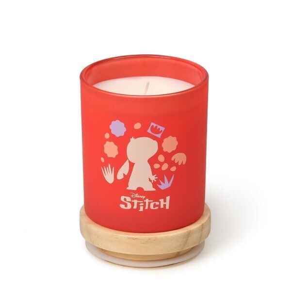 Vela de madera Stitch de lichi y plumeria - Disney Lilo & Stitch