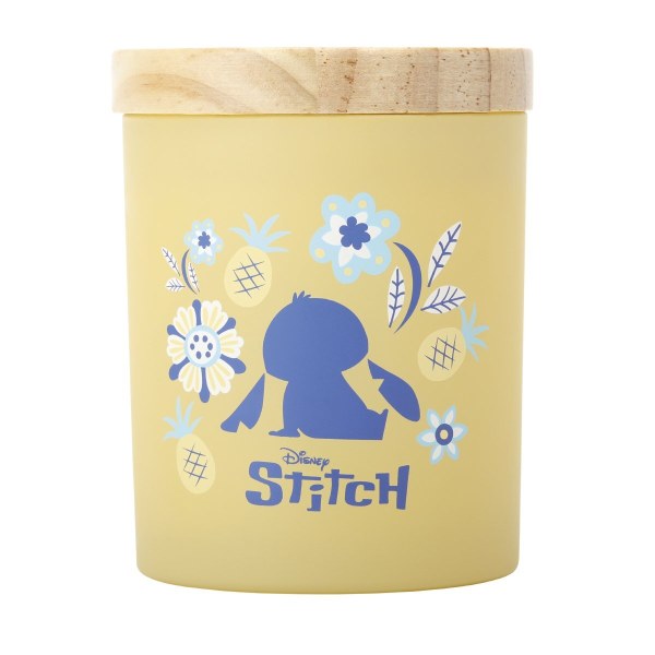 Vela de madera Stitch piña y flor de coco - Disney Lilo & Stitch