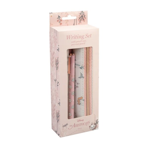 ESTUCHE CON BOLÍGRAFO Y LÁPIZ BONJOUR MARIE - DISNEY LOS ARISTOGATOS