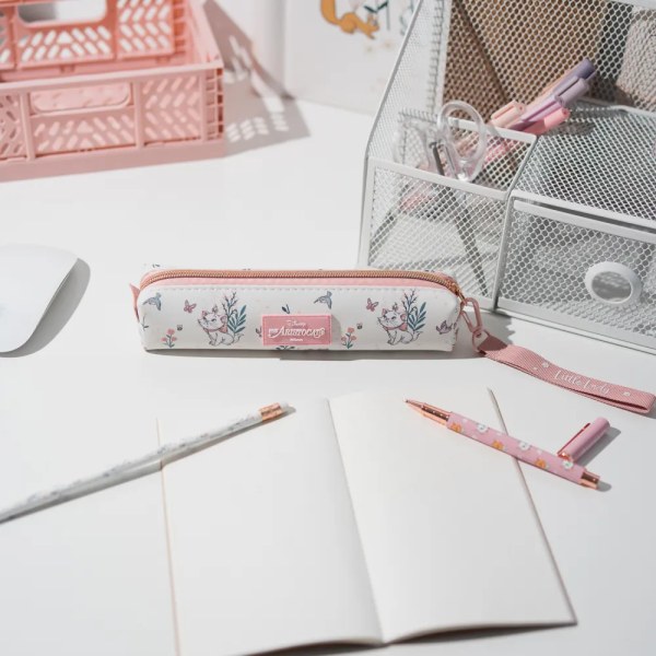 ESTUCHE CON BOLÍGRAFO Y LÁPIZ BONJOUR MARIE - DISNEY LOS ARISTOGATOS