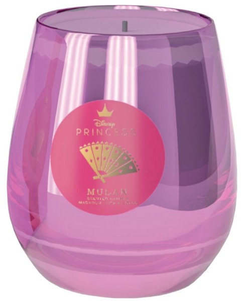 Vela de cristal de Disney Mulán Magnolias y loto