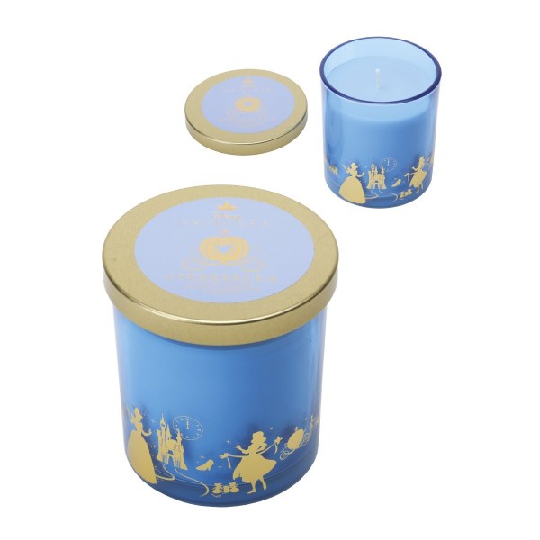 Vela de cristal con tapa de Cenicienta Disney , Gardenia y Calabaza