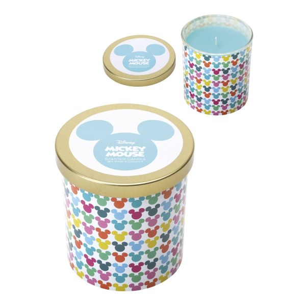 Vela de cristal Disney con tapa, Minnie Mouse, rocío marino y coco