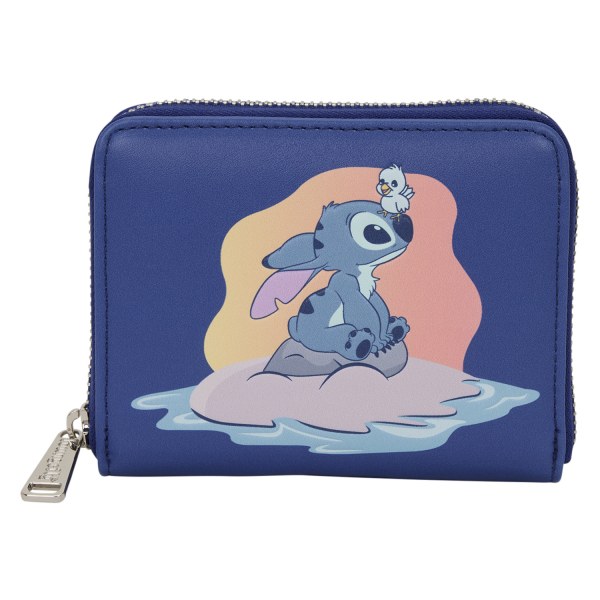 CARTERA MINIMALISTA STITCH CON PÁJARO - DISNEY LOUNGEFLY LILO & STITCH