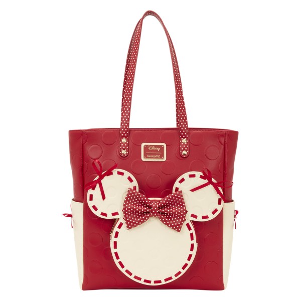 BOLSA TOTE MINNIE ROCK THE DOTS - DISNEY LOUNGEFLY