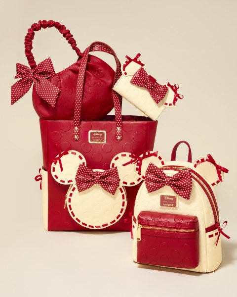 BOLSA TOTE MINNIE ROCK THE DOTS - DISNEY LOUNGEFLY