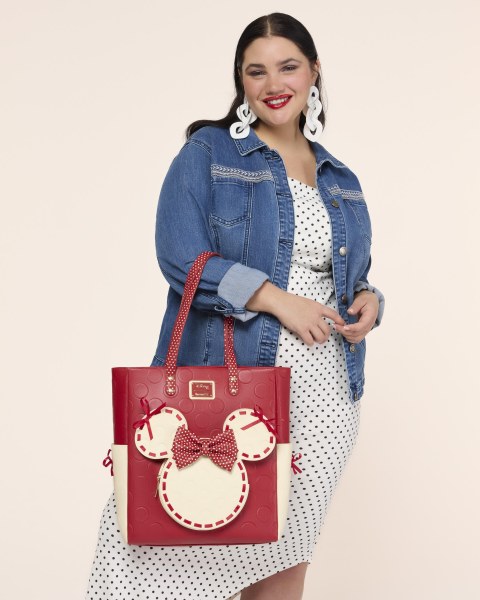 BOLSA TOTE MINNIE ROCK THE DOTS - DISNEY LOUNGEFLY