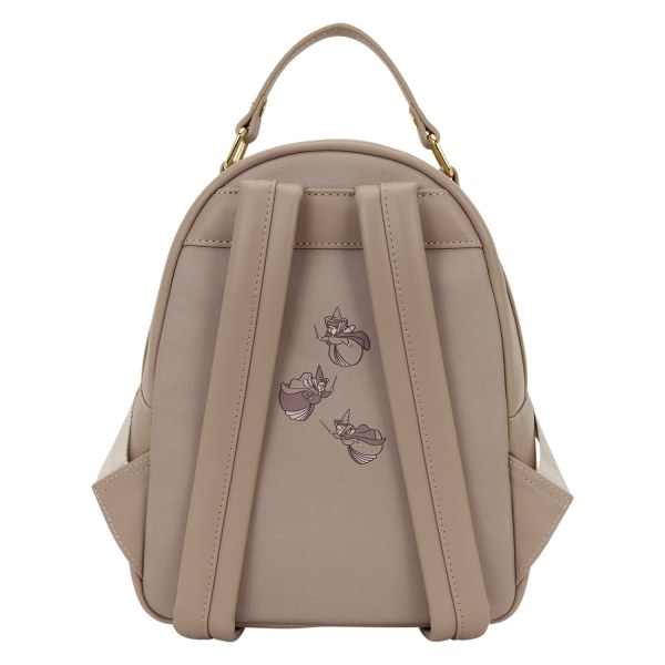 MINI MOCHILA AURORA Y MALÉFICA RUEDA GIRATORIA - DISNEY LOUNGEFLY LA BELLA DURMIENTE