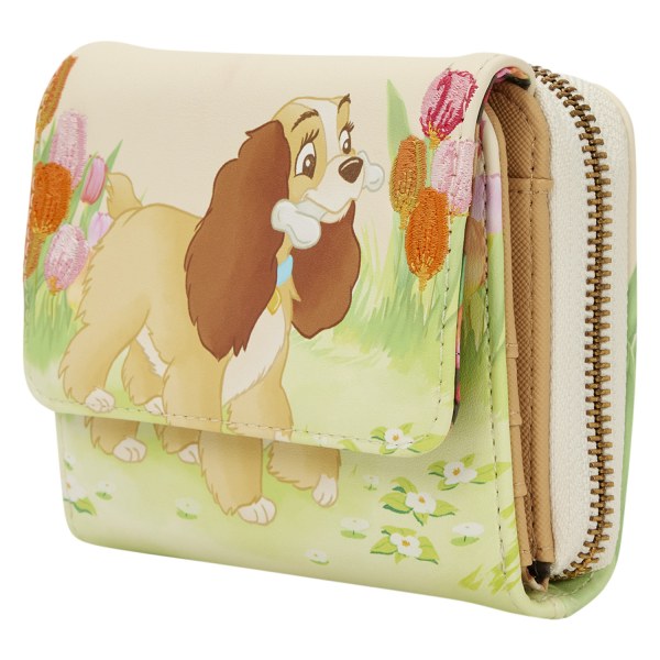 CARTERA LADY PASTEL TULIPÁN - DISNEY LOUNGEFLY LA DAMA Y EL VAGABUNDO