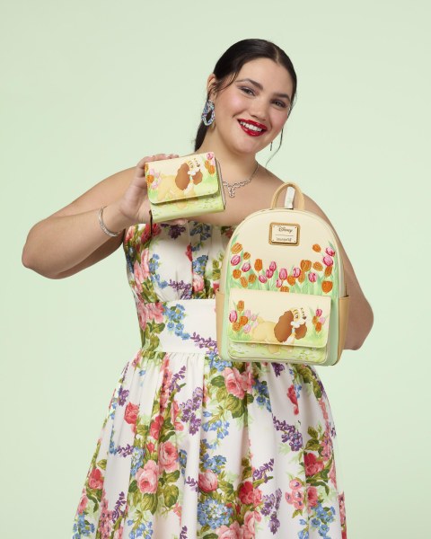 CARTERA LADY PASTEL TULIPÁN - DISNEY LOUNGEFLY LA DAMA Y EL VAGABUNDO