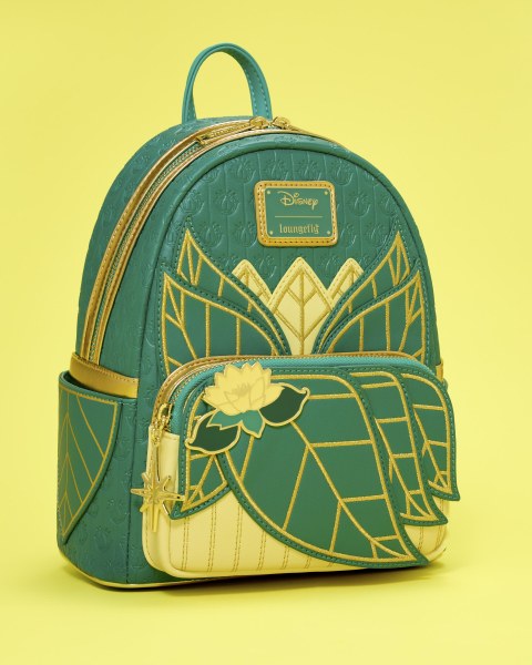 MINI MOCHILA COSPLAY DE TIANA - DISNEY LOUNGEFLY LA PRINCESA Y EL SAPO