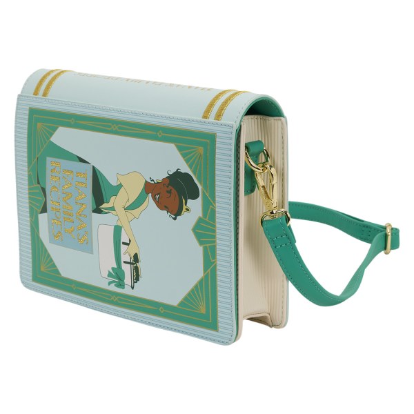 BOLSO BANDOLERA LIBRO DE RECETAS TIANA - DISNEY LOUNGEFLY LA PRINCESA Y EL SAPO