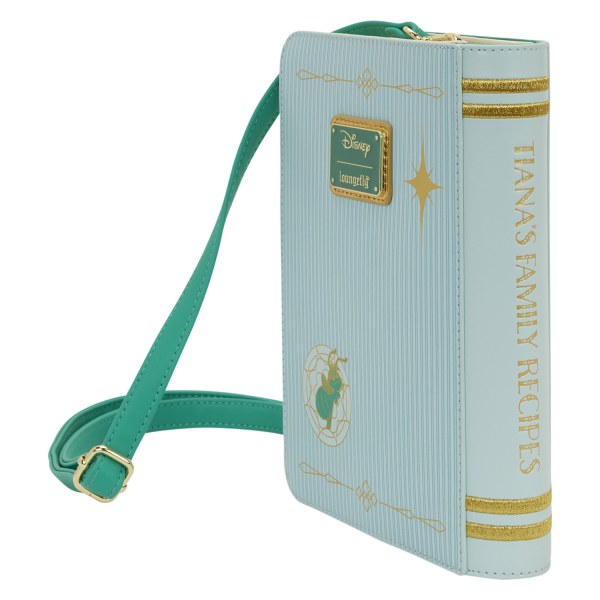 BOLSO BANDOLERA LIBRO DE RECETAS TIANA - DISNEY LOUNGEFLY LA PRINCESA Y EL SAPO