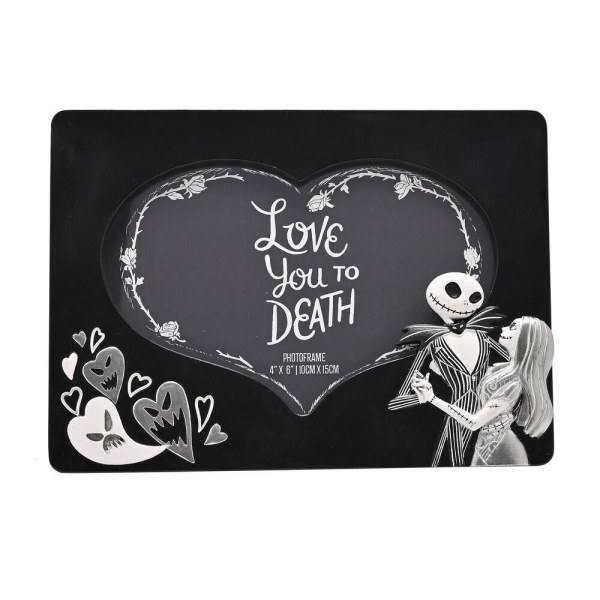 Marco de fotos de Disney Nightmare Before Christmas Te amo hasta la muerte