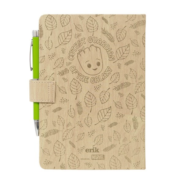 CUADERNO PREMIUM A5 CON LÁPIZ PROYECTOR GROOT - MARVEL