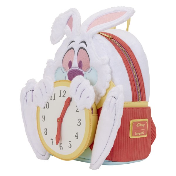 MINI MOCHILA CONEJO BLANCO - LOUNGEFLY DISNEY ALICIA EN EL PAÍS DE LAS MARAVILLAS