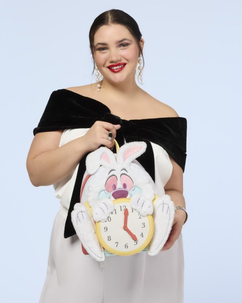 MINI MOCHILA CONEJO BLANCO - LOUNGEFLY DISNEY ALICIA EN EL PAÍS DE LAS MARAVILLAS