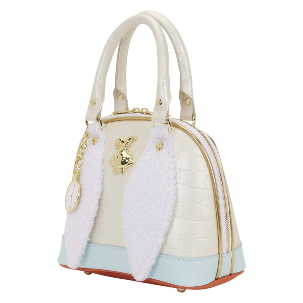 BOLSO DE MANO CONEJO BLANCO - LOUNGEFLY DISNEY ALICIA EN EL PAÍS DE LAS MARAVILLAS