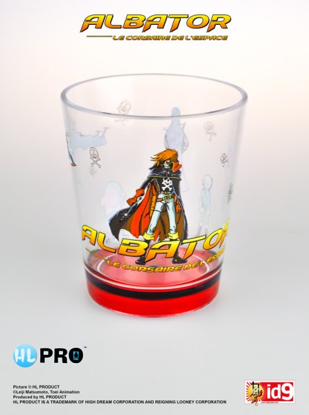 Capitán Harlock de pie vaso de plástico - Capitán Harlock