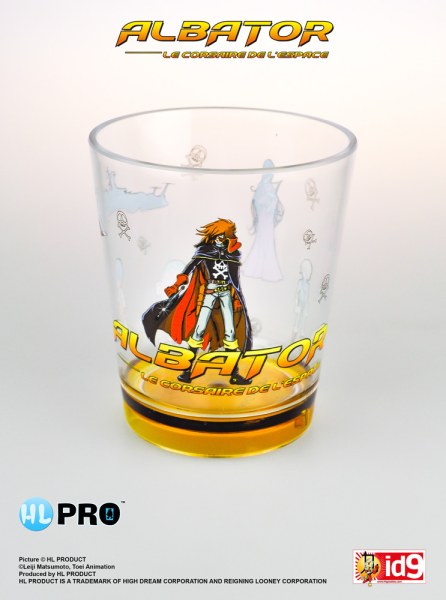 Capitán Harlock de pie vaso de plástico - Capitán Harlock