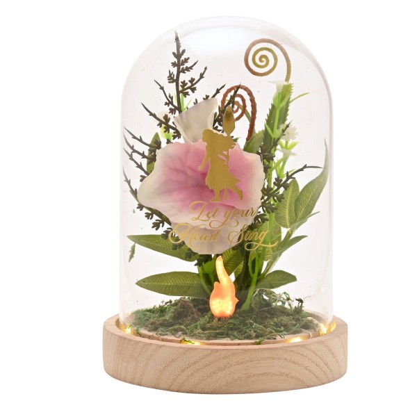 Campana de cristal decorativa iluminada Vaiana - Disney Pastel Princesse